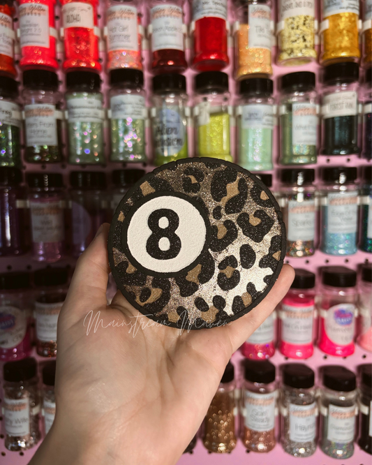 Leopard 8ball Freshie - Karma