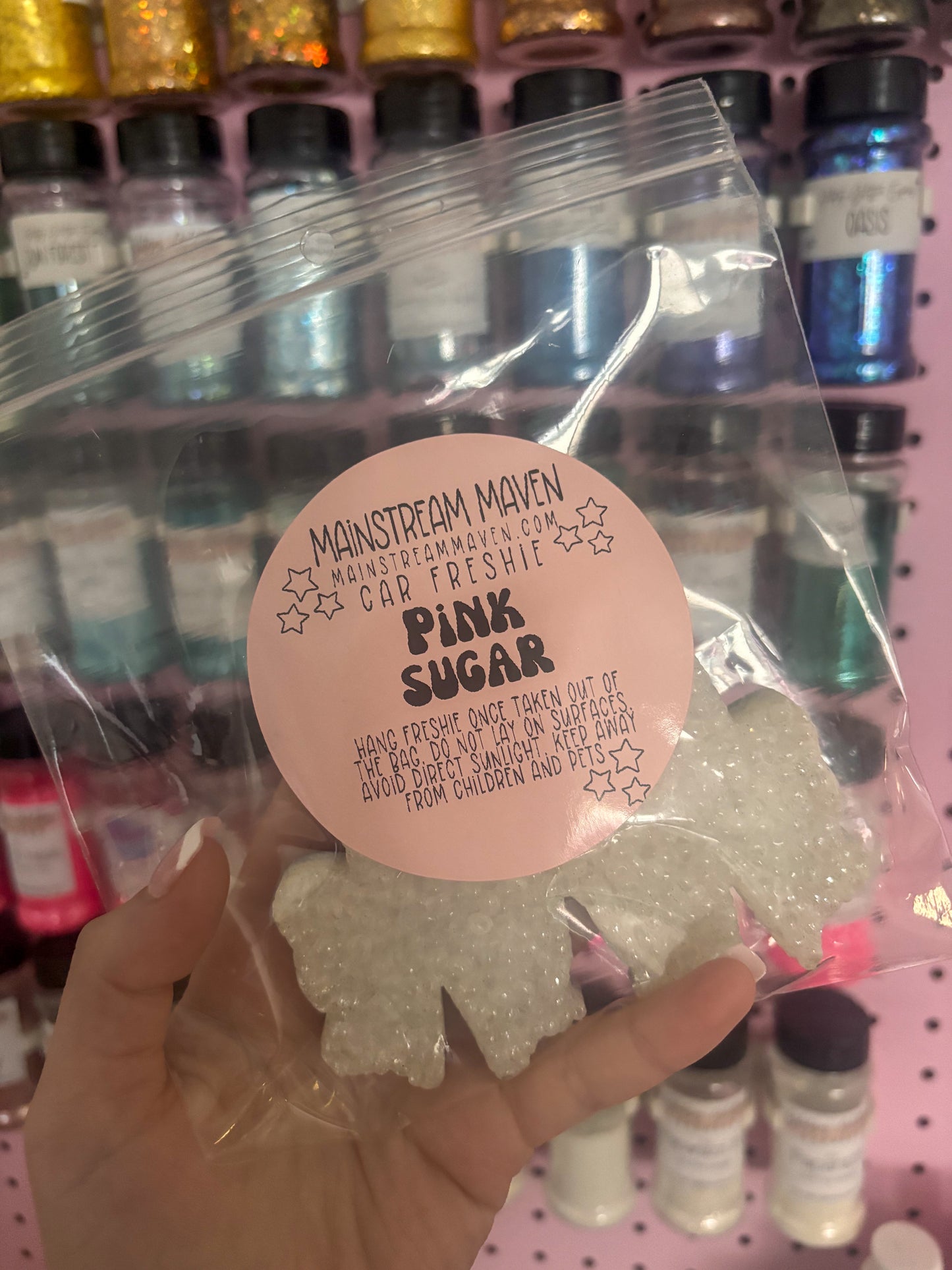 PINK Physical 3 Inch Freshie Labels