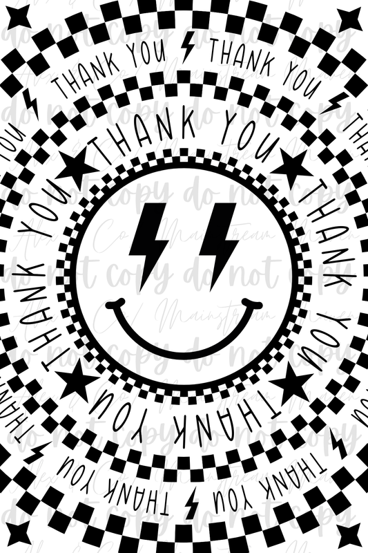 DIGITAL 4x6 Thank You Thermal Label